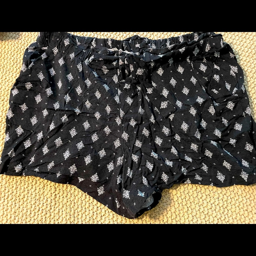 Black comfy shorts